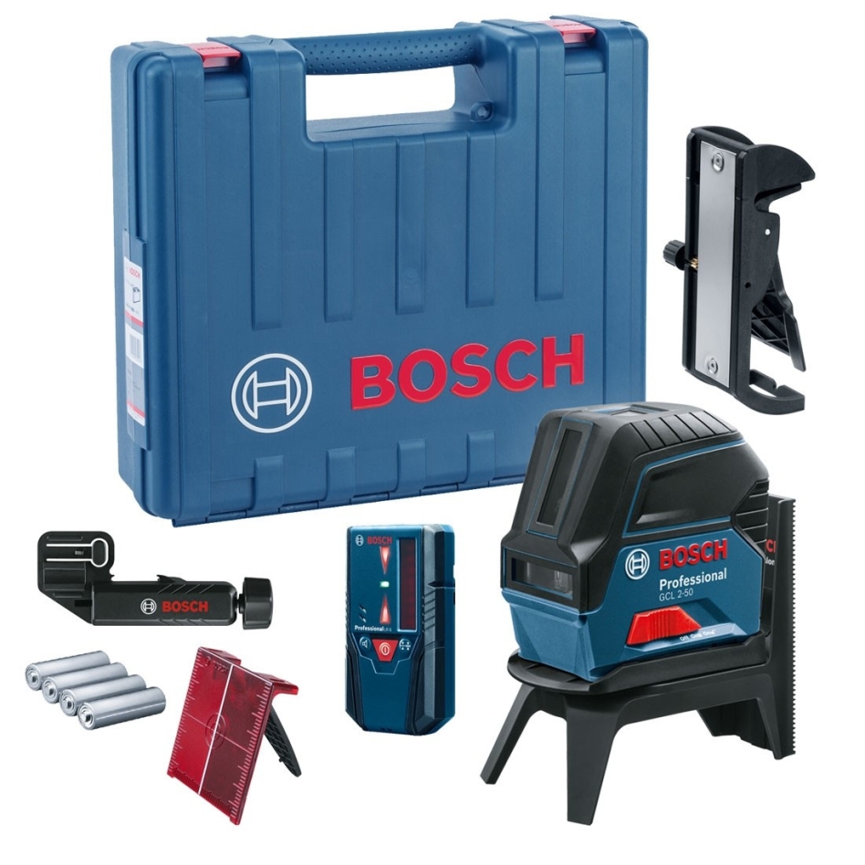 Bosch Blue 0601066F01 GCL 2-50 Professional Combi Laser κόκκινο με λέιζερ σημείου και λέιζερ γραμμών