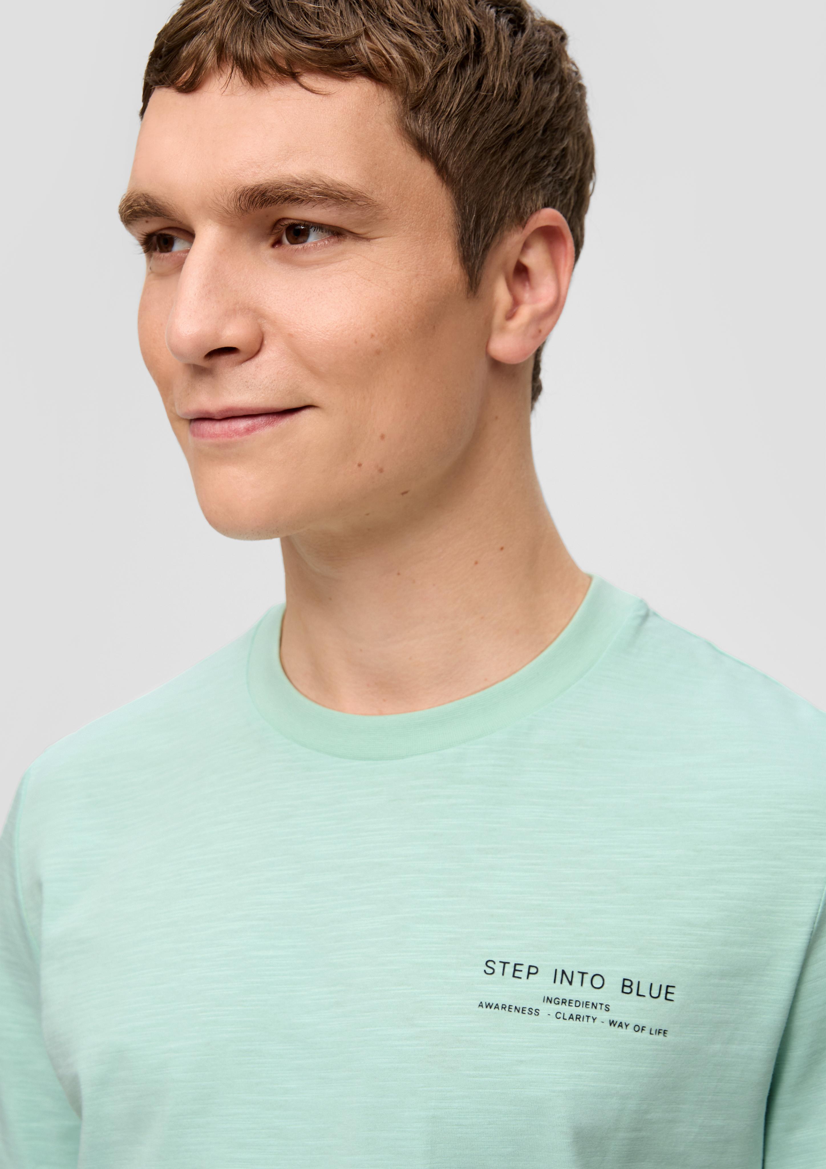 T-Shirt mit Rundhalsausschnitt  2143918-65D3