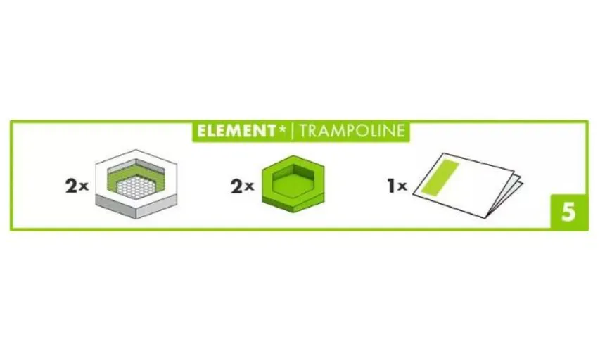 Ravensburger Beschäftigung - GraviTrax Element Trampoline - Kugelbahn-Erweiterung