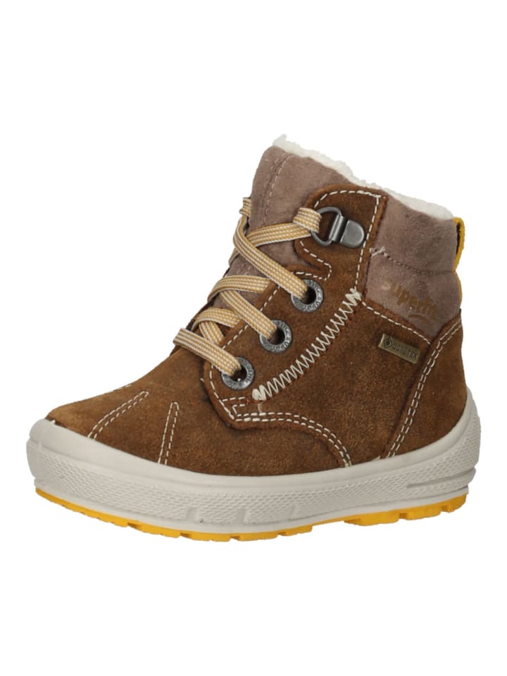 superfit Stiefelette in Braun/Gelb günstig kaufen