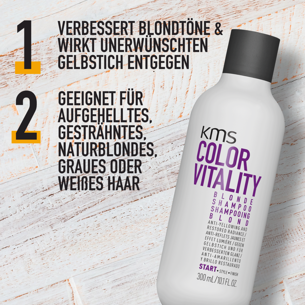 KMS Colorvitality Blonde Shampoo 300 ml