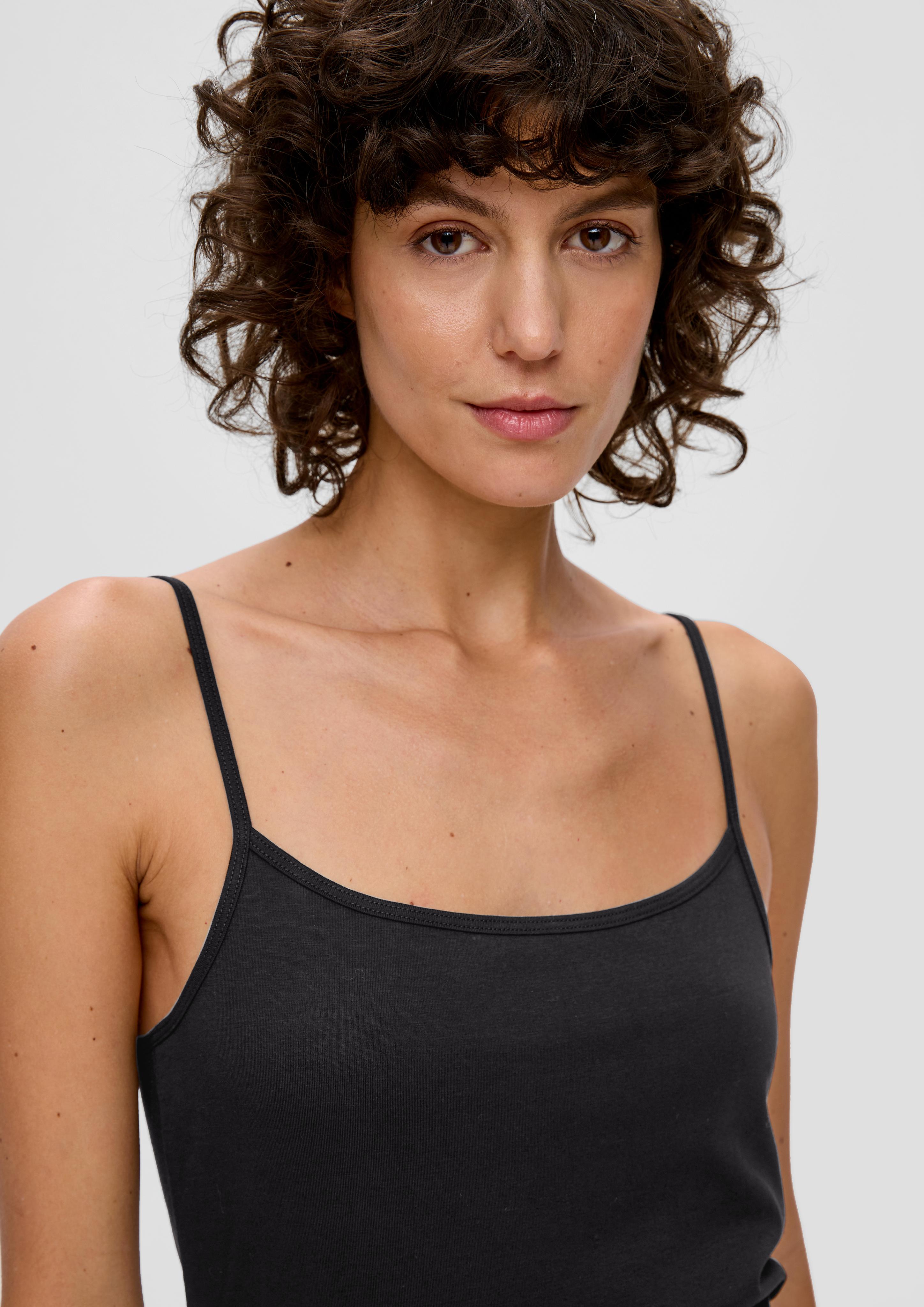 Top aus Baumwollstretch  2146725-9999