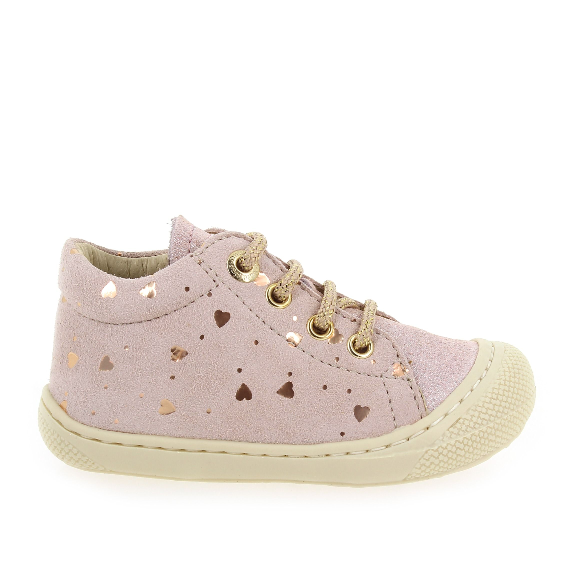 Naturino  COCOON SUEDE GLITTER - Rose