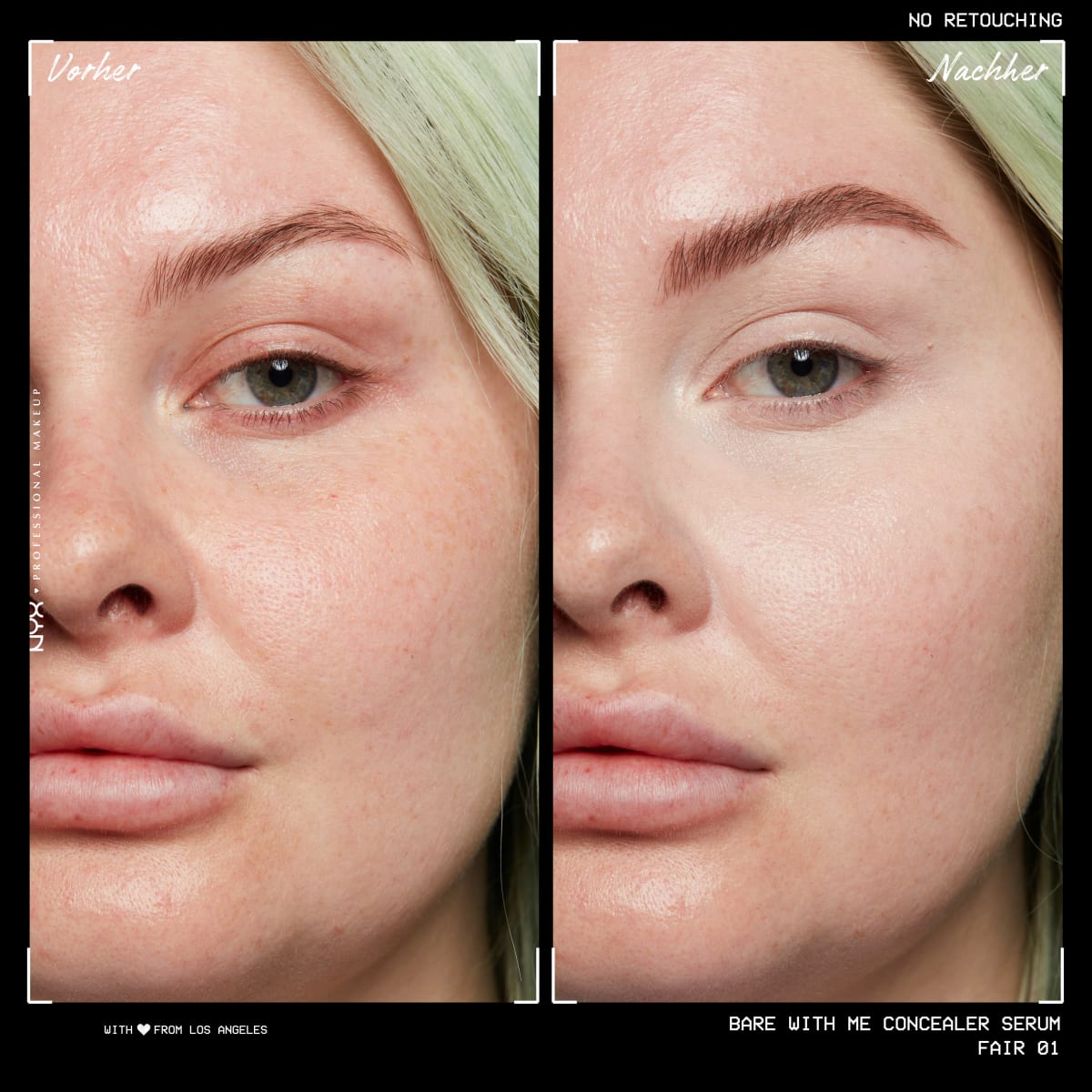 Concealer Serum Bare With Me Fair 01, 9,6 ml