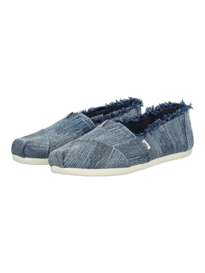 TOMS Slipper in Blau günstig kaufen