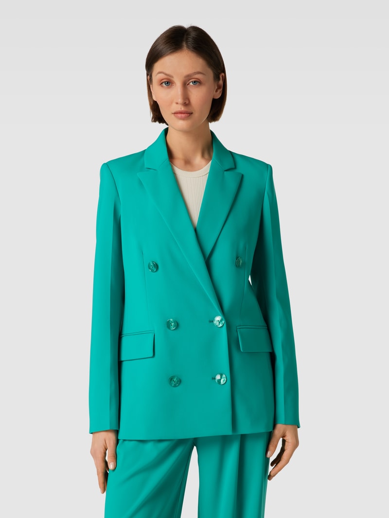 Blazer mit doppelreihiger Knopfleiste Modell 'GIACCA' in grün