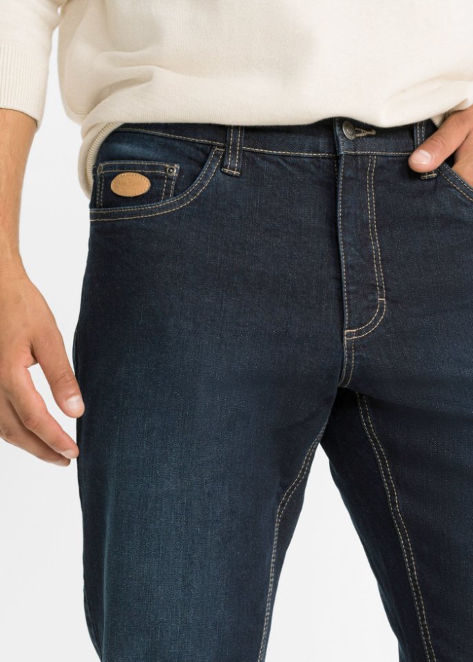 Loose Fit Stretch-Jeans, Straight