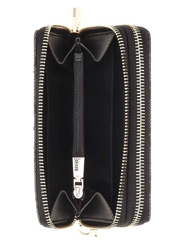 Guess Geldbörse in Schwarz - (B)15 x (H)10 x (T)4 cm günstig kaufen onesize