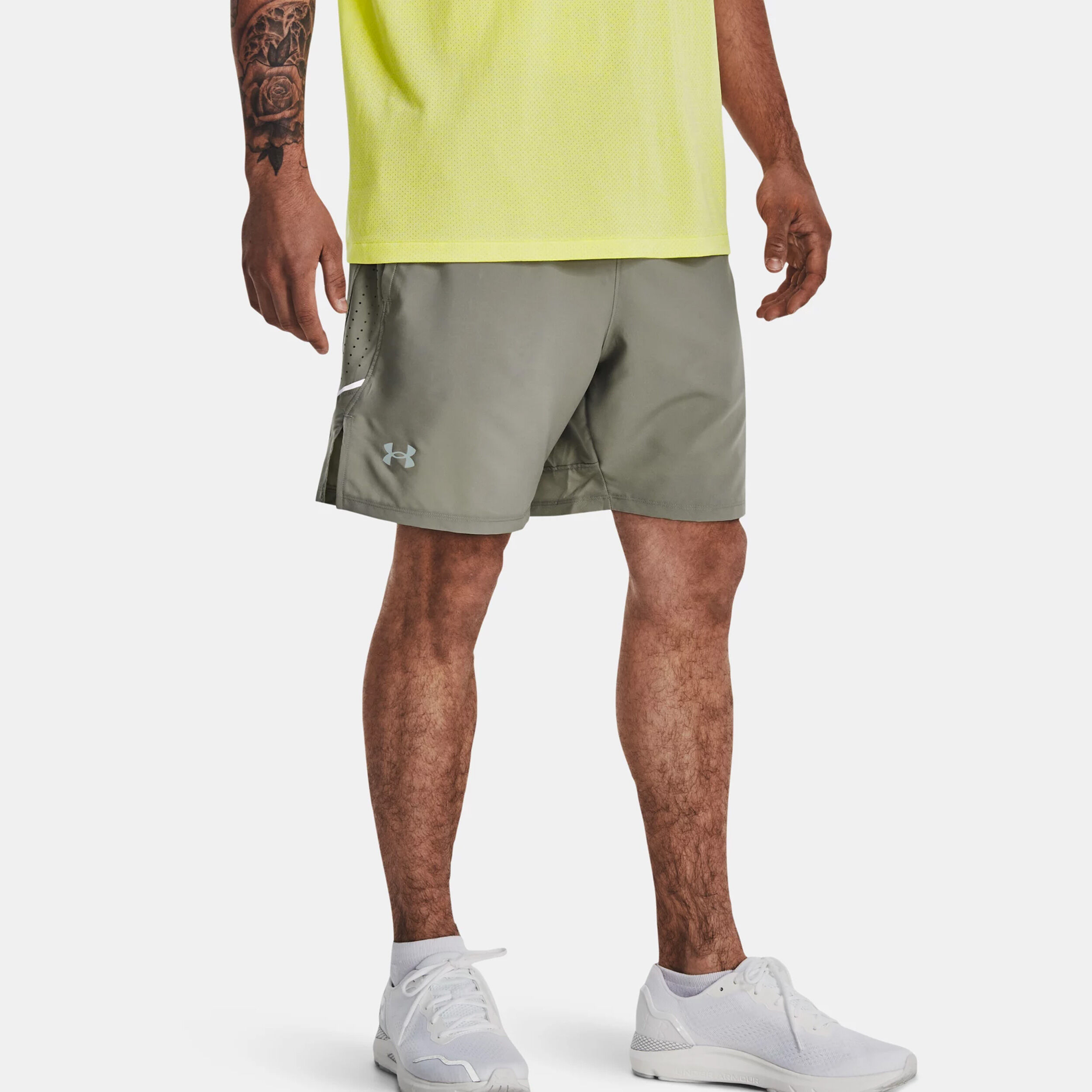 Launch Elite 2in1 7in Shorts Herren - Grün