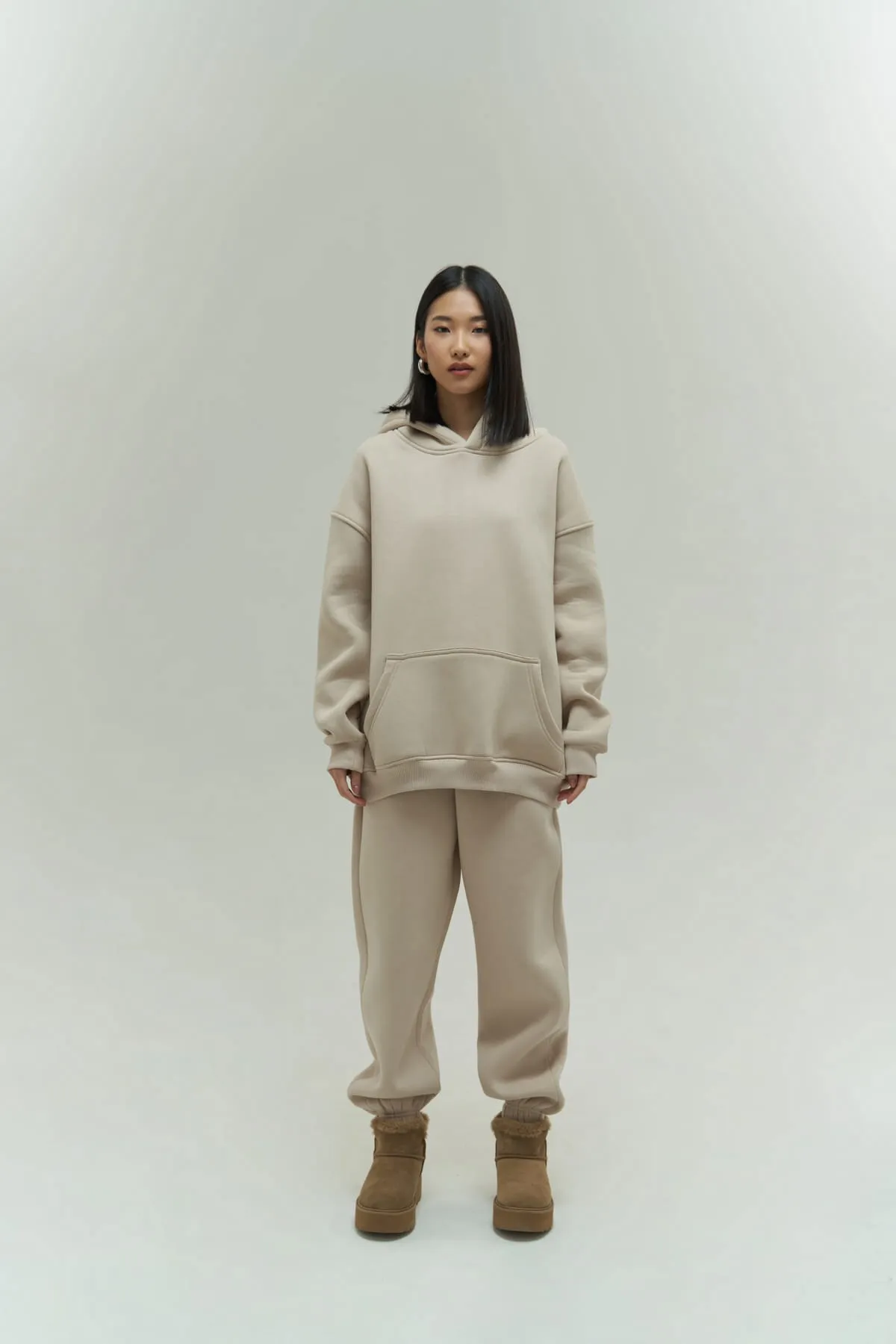 MAİ COLLECTİON  Trainingsanzug - Ecru - Oversized