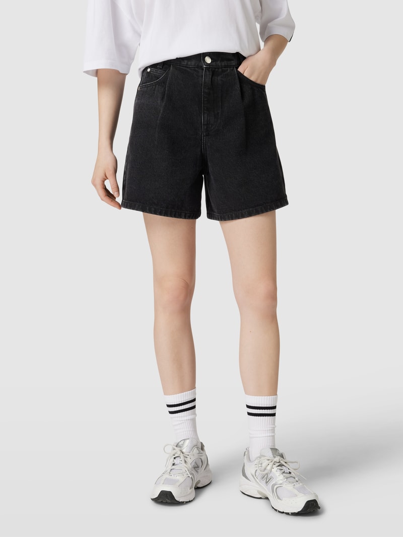 Jeansshorts mit Bundfalten - Get up the Movie x P&C in schwarz
