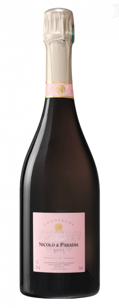 Champagne Rosé Champagne Nicolo et Paradis