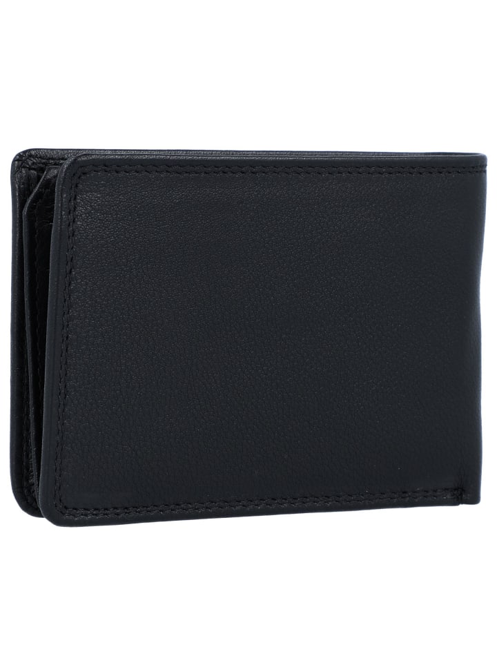 Braun Büffel Golf Edition Geldbörse Leder 10 cm in schwarz günstig kaufen onesize