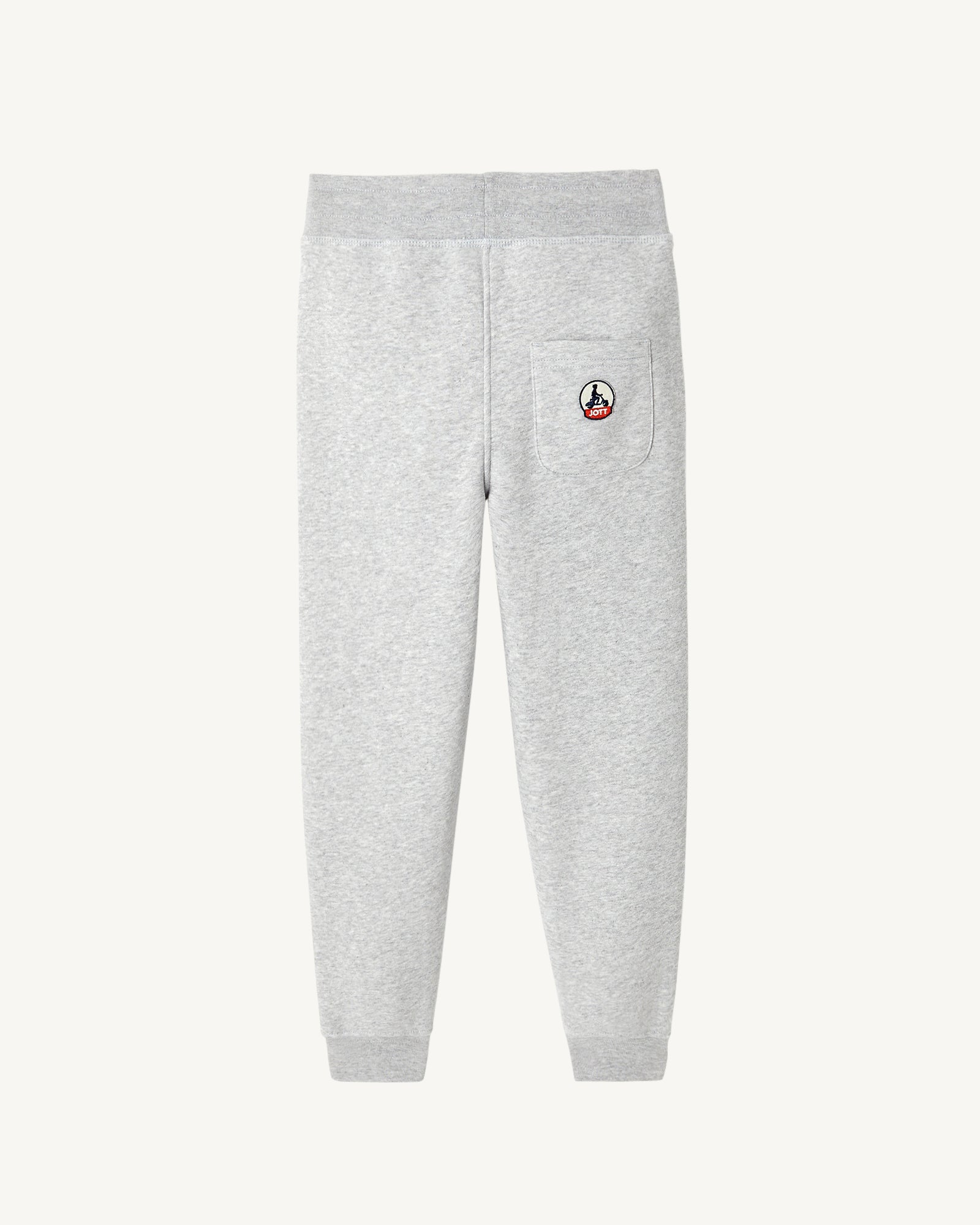 Jogging enfant en coton biologique Gris chiné Arica