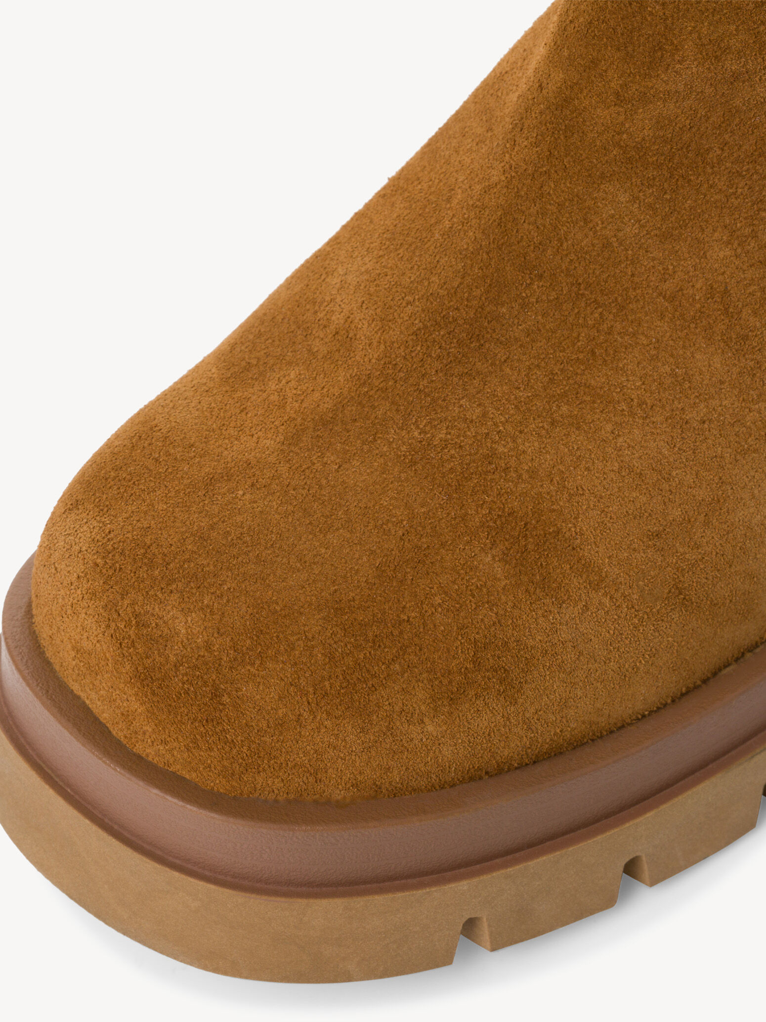Bottine Chelsea en cuir - marron