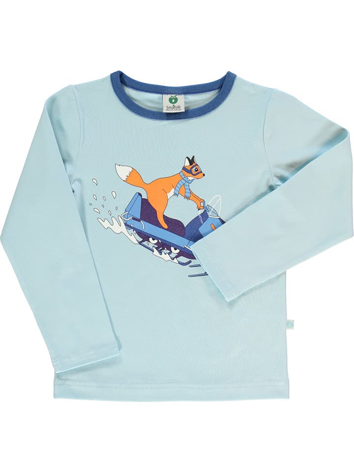Småfolk Longsleeve in Hellblau günstig kaufen