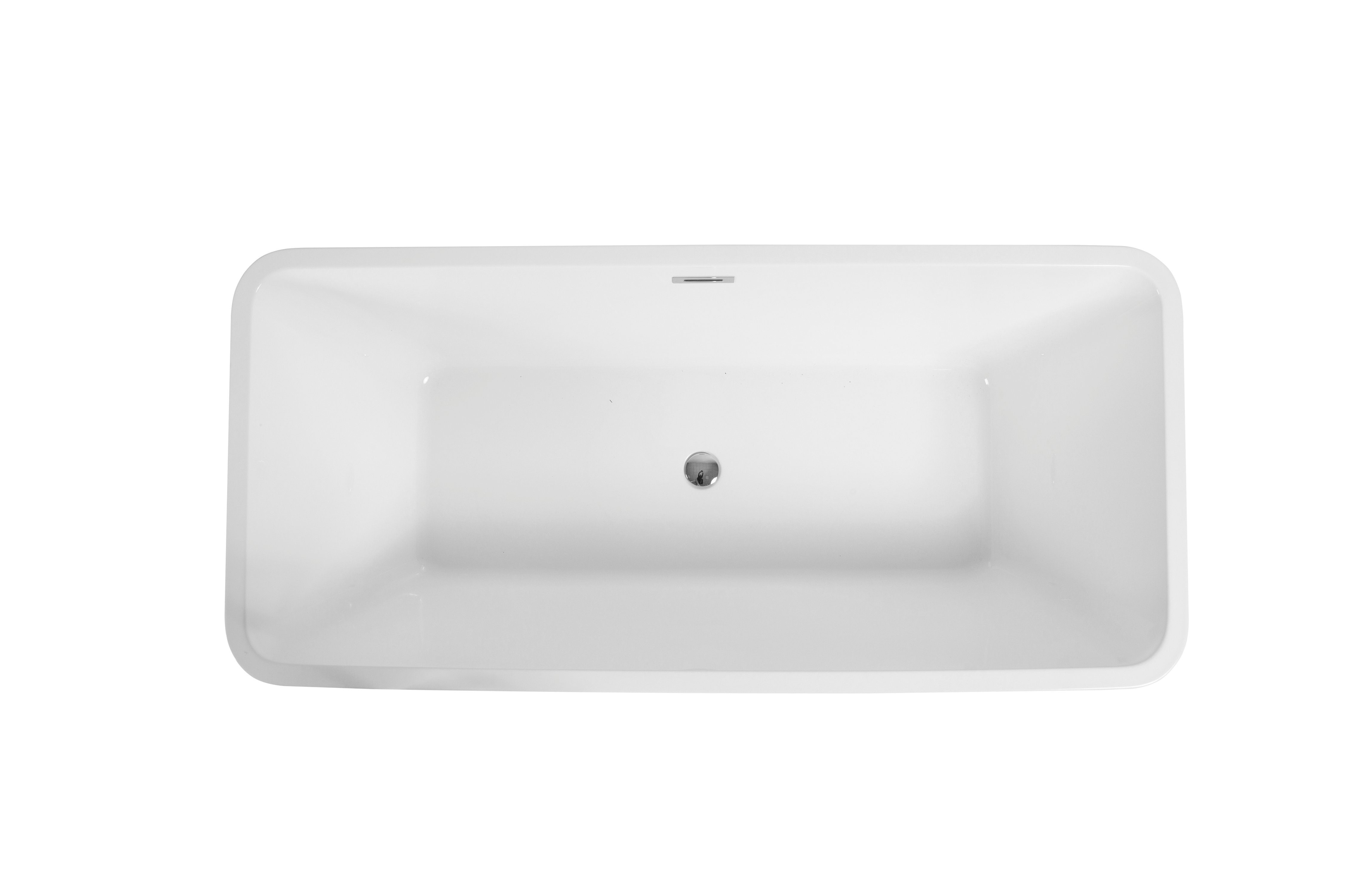DOTMALL Badewanne Acryl freistehende Badewanne Moderne freistehende Badewanne