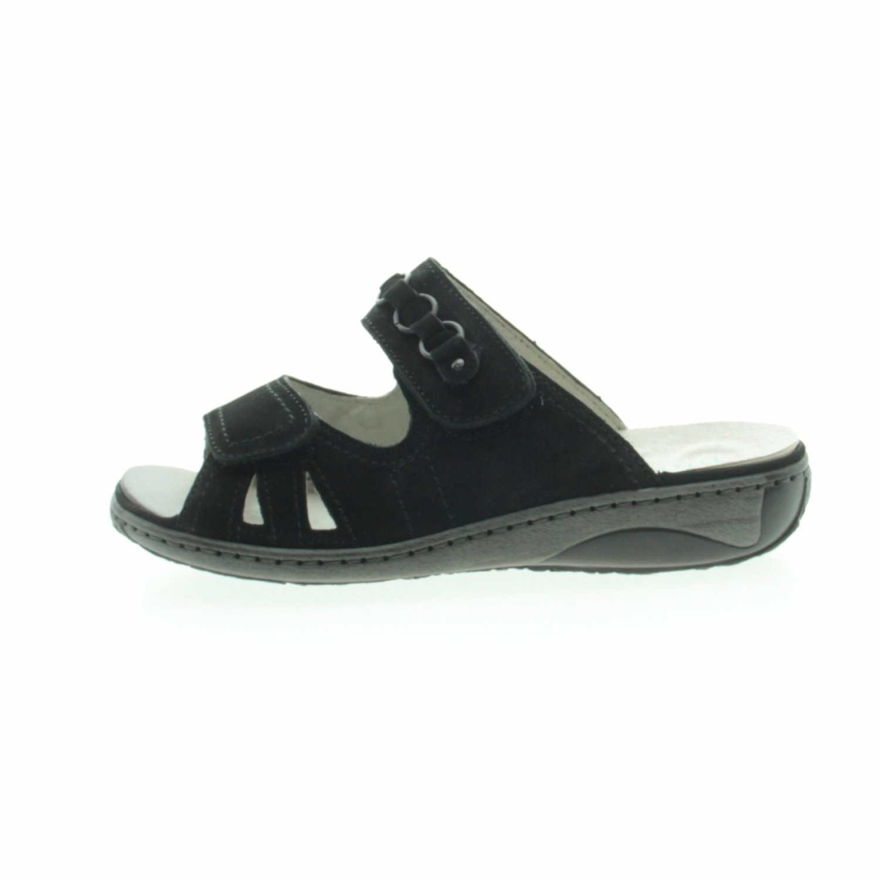 WALDLÄUFER Klassische Sandalen schwarz DENVER
