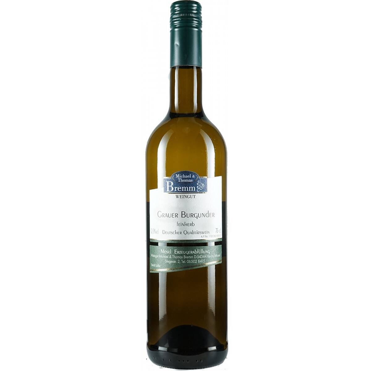 Weingut Bremm Grauer Burgunder feinherb 2022