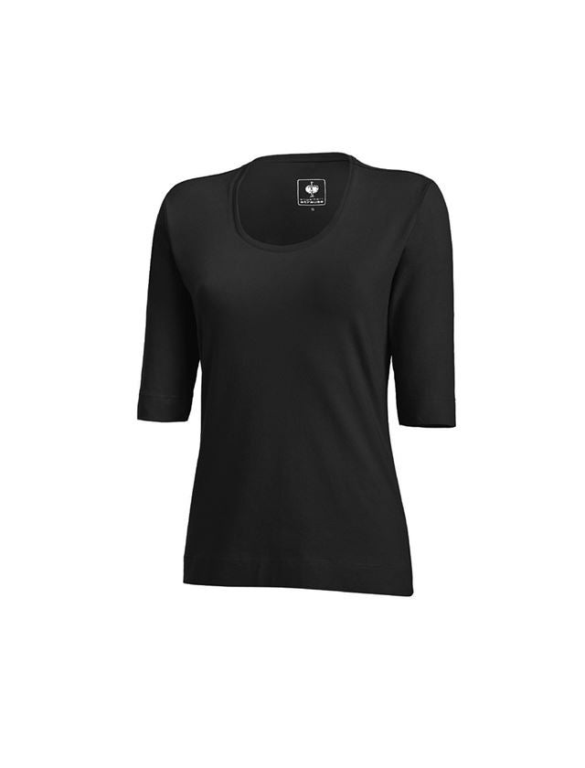 e.s. Shirt 3/4-Arm cotton stretch, Damen