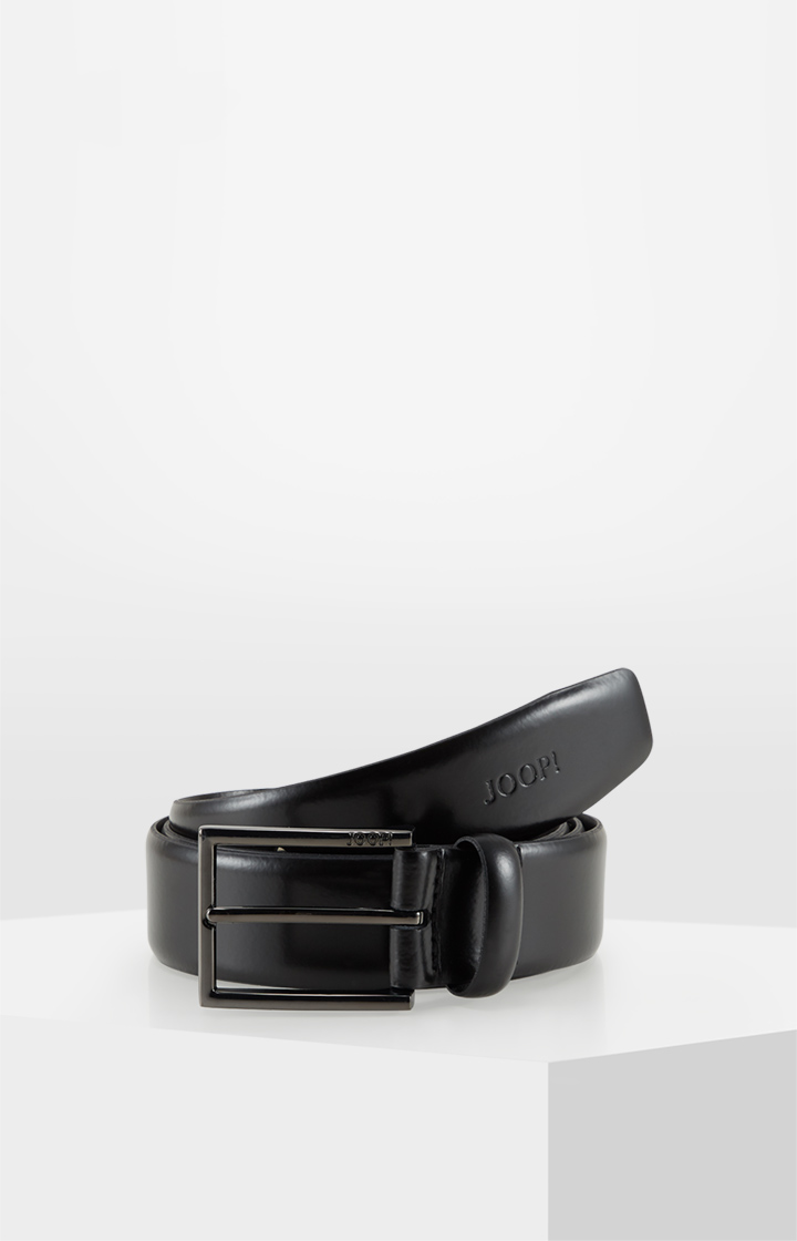 Ledergürtel in Schwarz