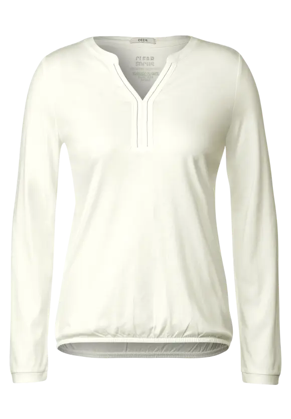 CECIL Langarmshirt mit Gummibund