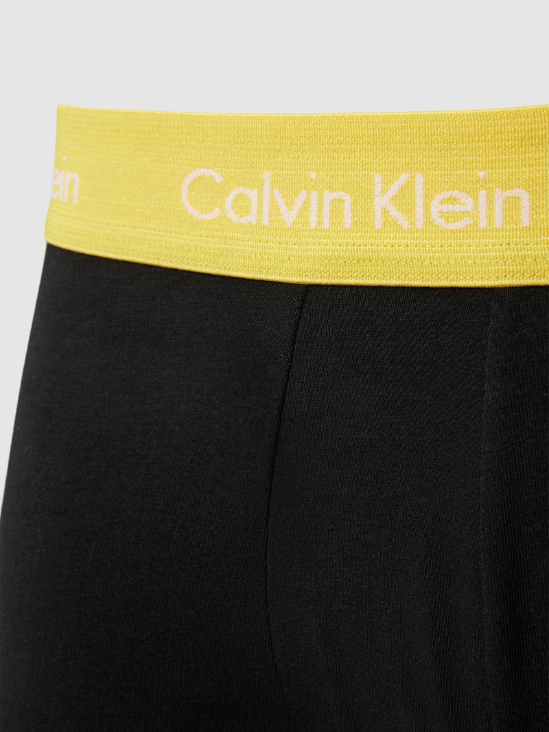 Low Rise Trunks mit elastischem Logo-Bund im 3er-Pack in schwarz