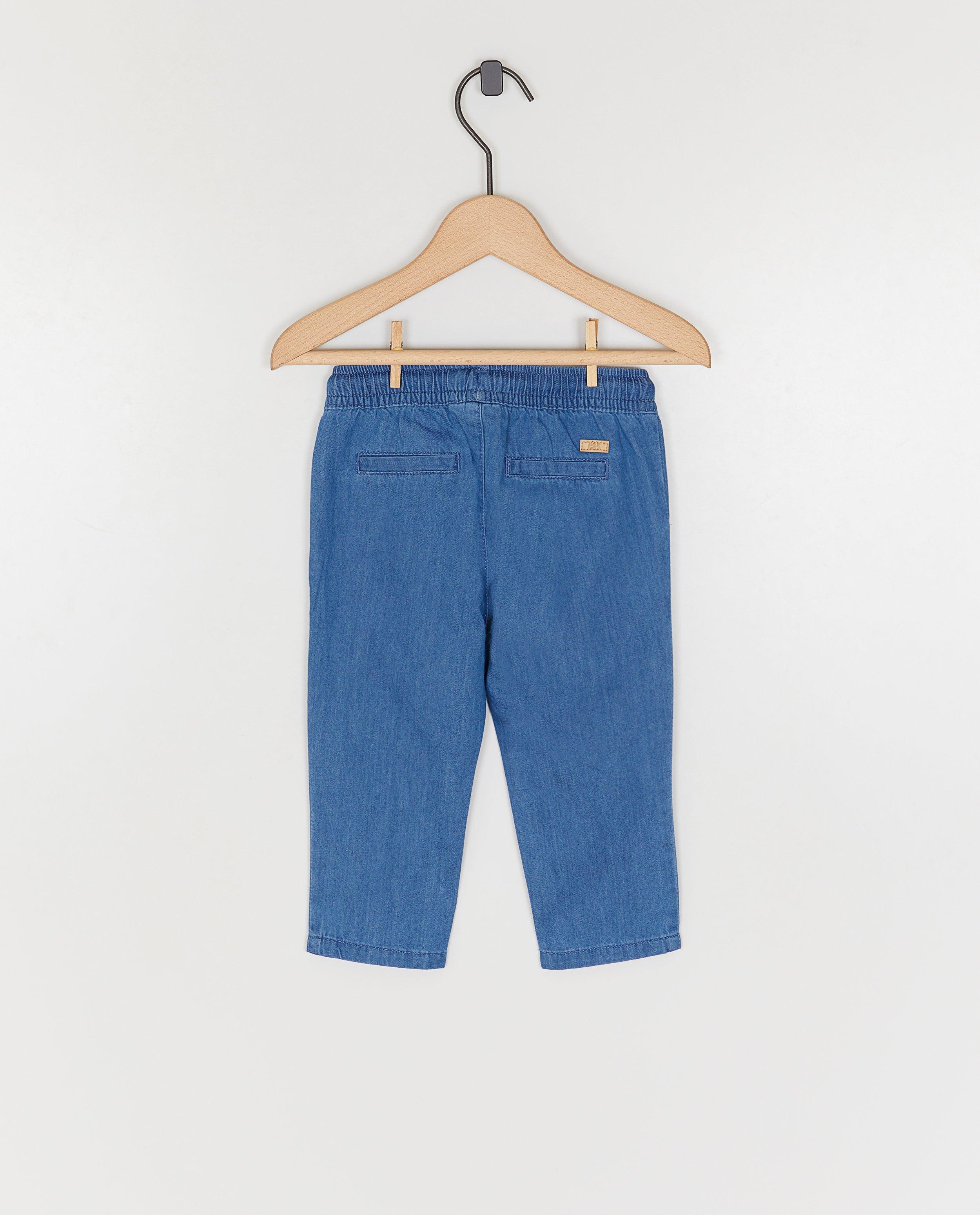 Blugi Cuddles and Smiles, croială slim fit, albastru deschis