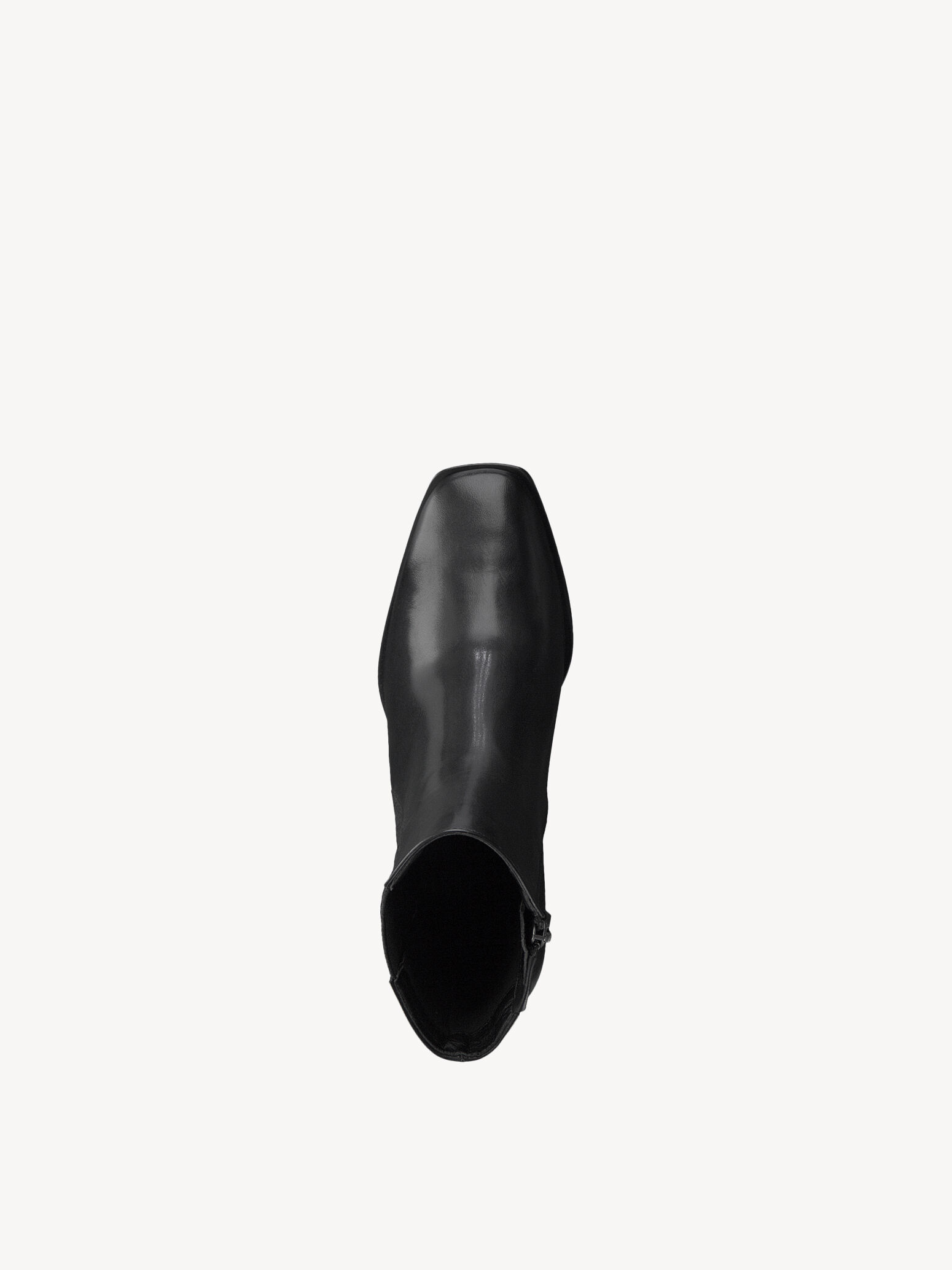 Bottine en cuir - noir