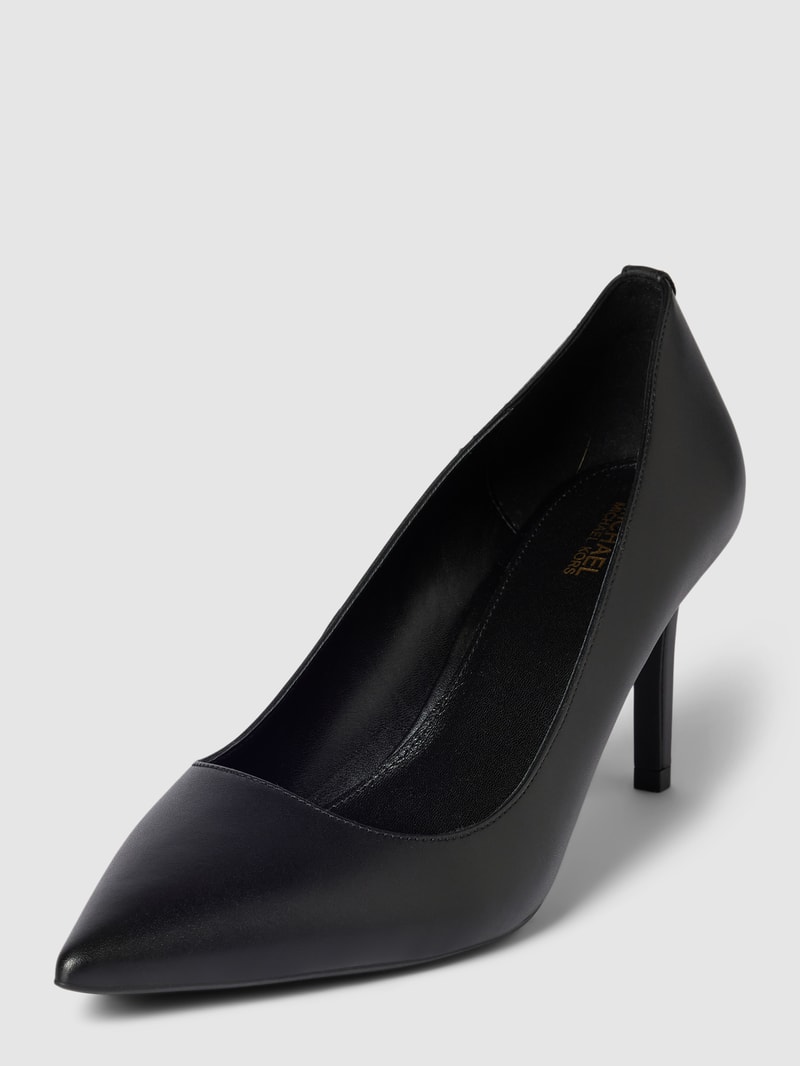 Pumps aus Leder Modell 'ALINA' in black