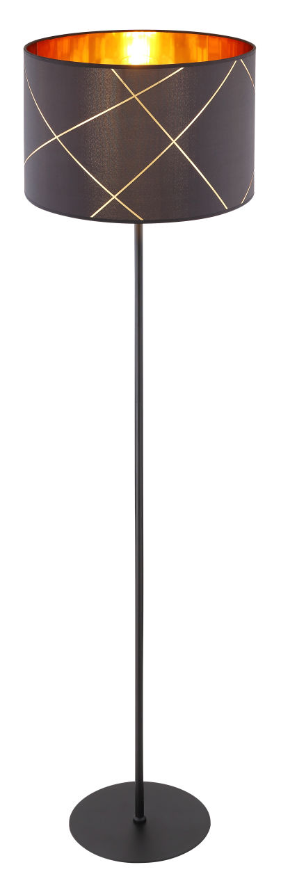 Globo Lighting - BEMMO - Stehleuchte Metall schwarz, 1x E27