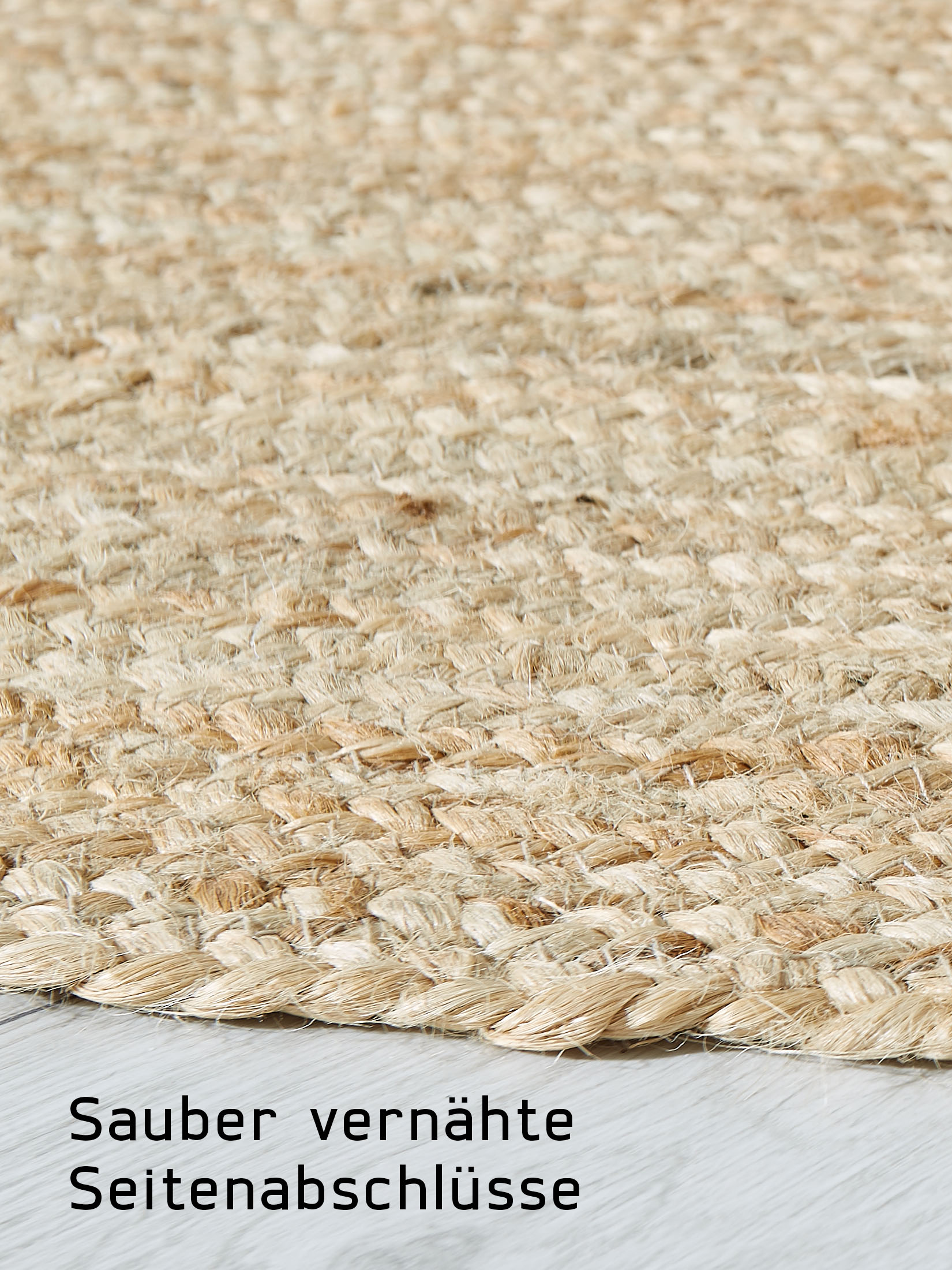 Manacor Jute-Teppich, Hellbeige