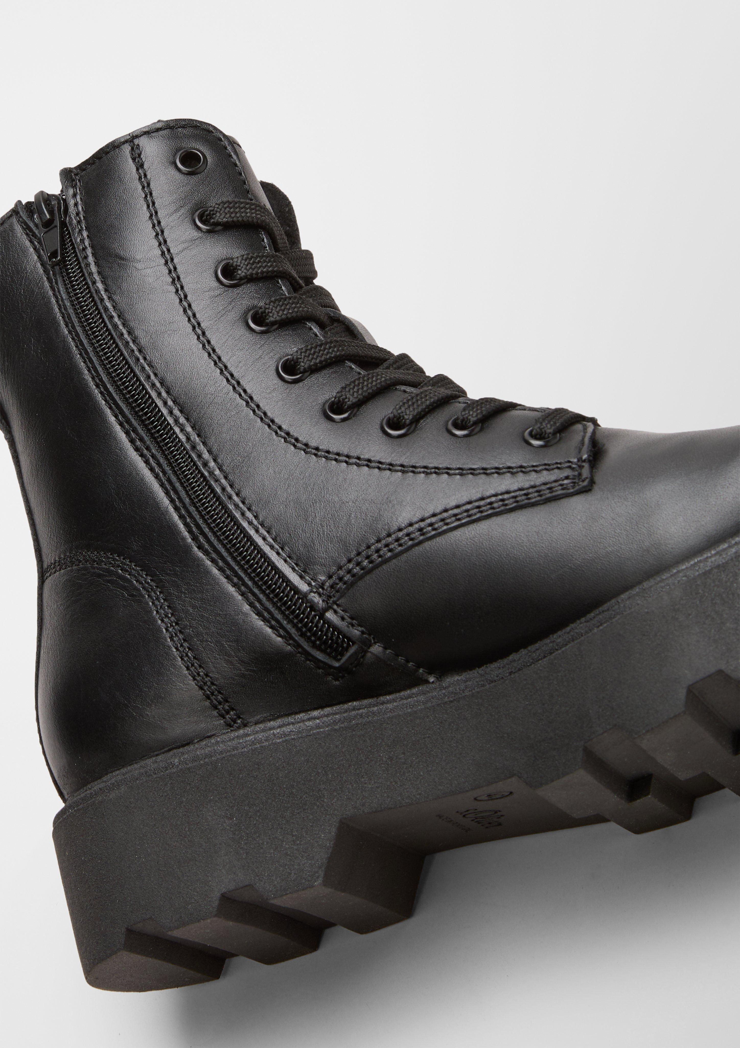 Lederstiefel mit Teddyfutter  6006656-003