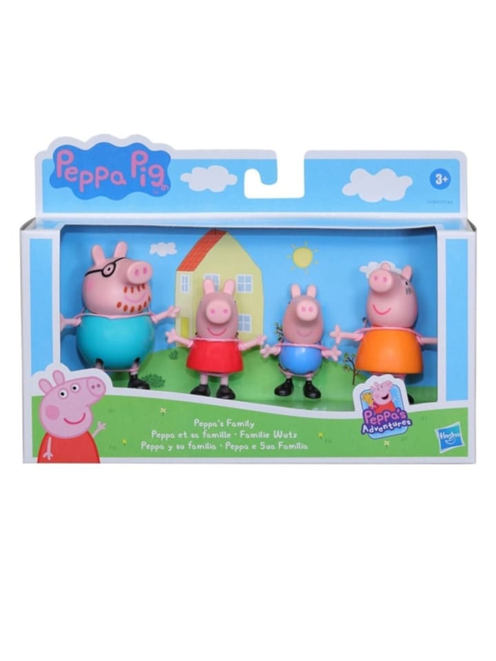 Hasbro Spielfigur Peppa Pig Peppa’s Adventures 4er-Pack in Mehrfarbig günstig kaufen onesize