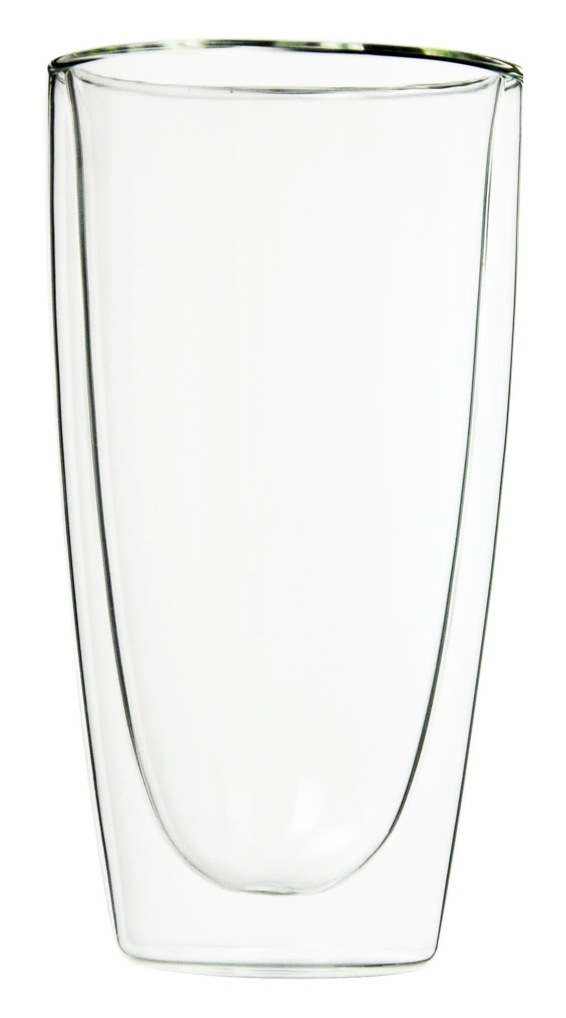 Sendez Thermoglas 6 Doppelwandige Gläser 2x450 2x200 2x90ml Kaffeegläser Thermogläser Set, Glas