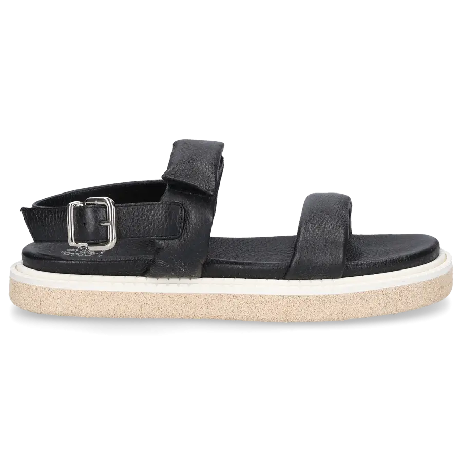 Truman's - Sandalen 9584 Hirschleder - schwarz