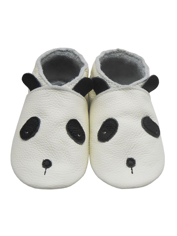 Yalion Leder-Krabbelschuhe 