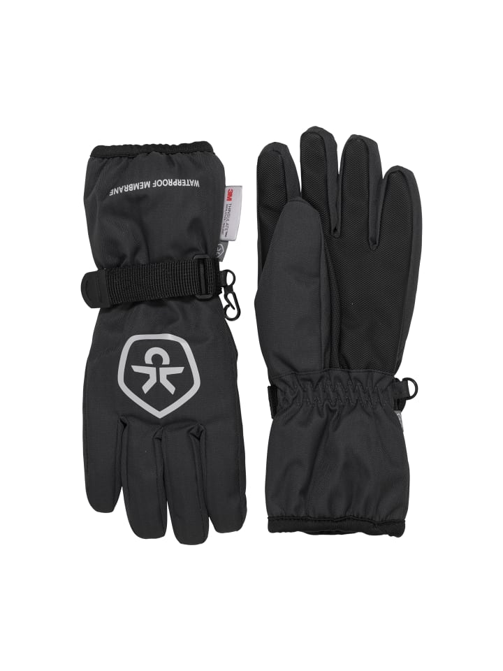 Color Kids Skihandschuhe COGloves 5458 5458 Verstellbare Handschuhe mit Logo in Black günstig kaufen