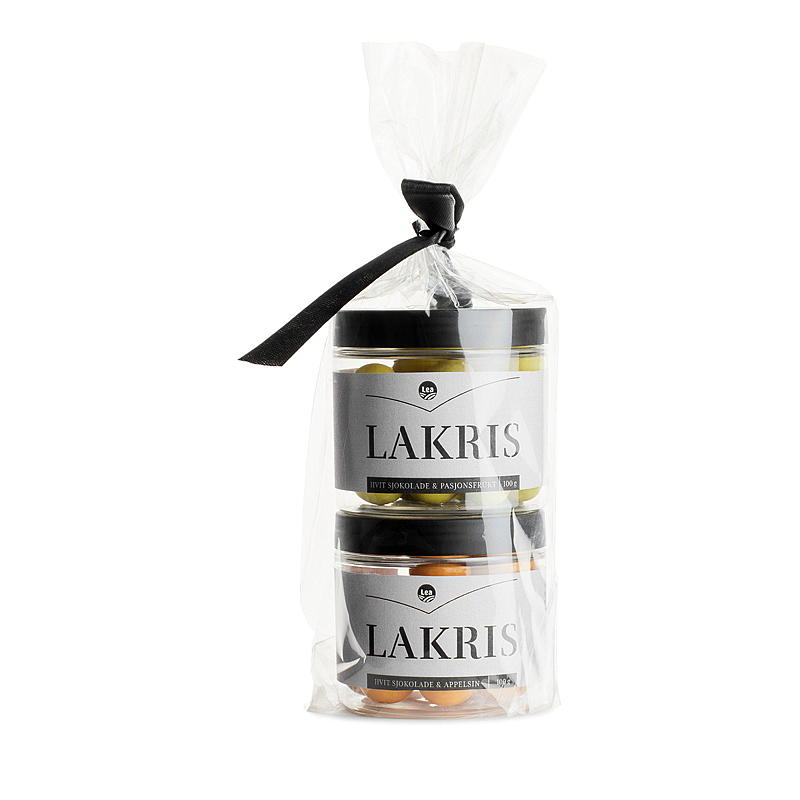 Lea Sjokoladekuler m/lakris 2-pk m/cellofan