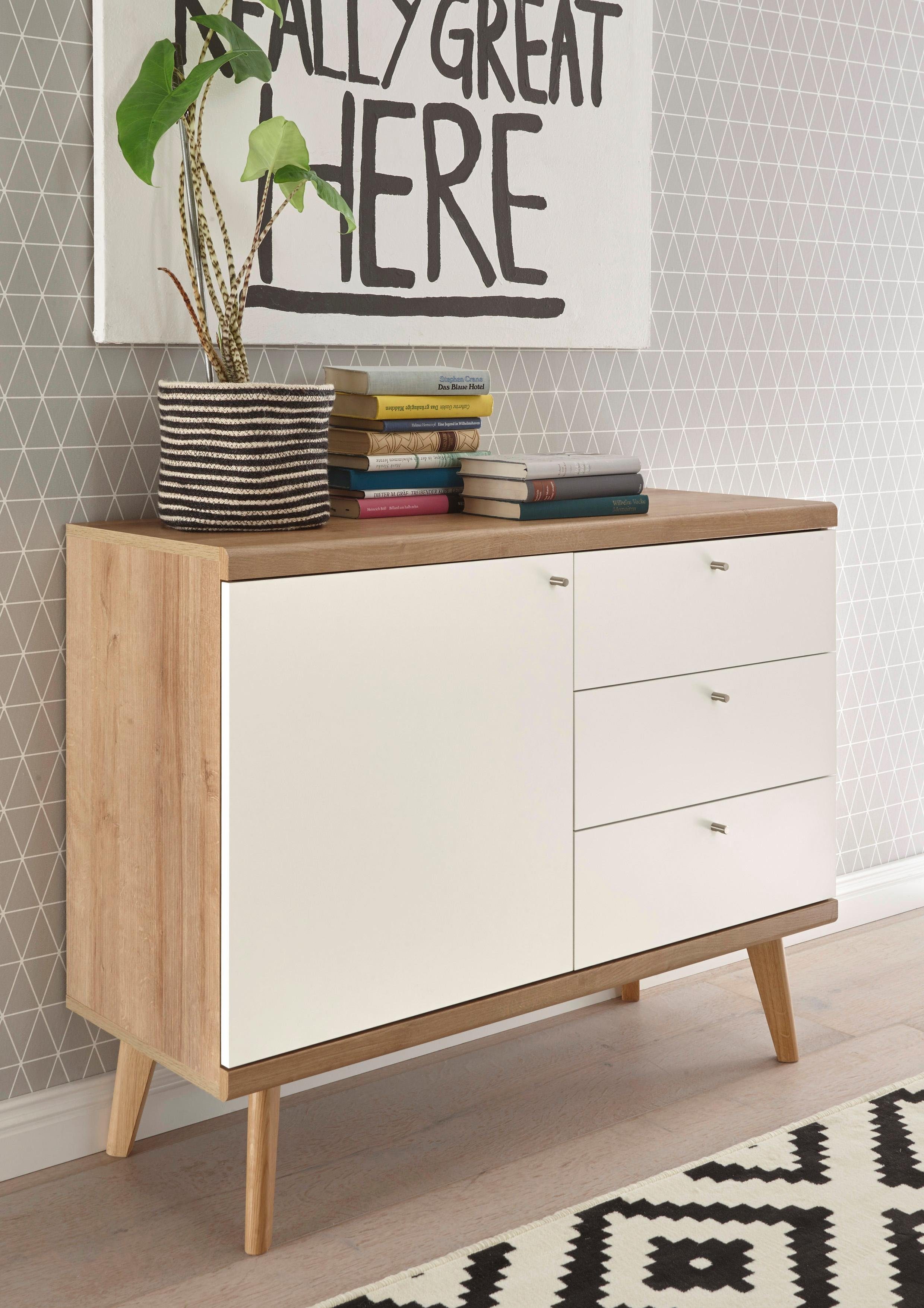 andas Sideboard Merle, Scandi Design, Breite 107 cm, aus der freundin Home Collection