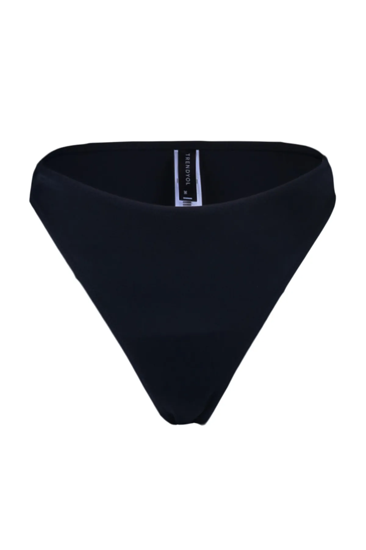 Trendyol Collection  Schwarzes, normales Bikiniunterteil mit hoher Taille TBESS23BA00119