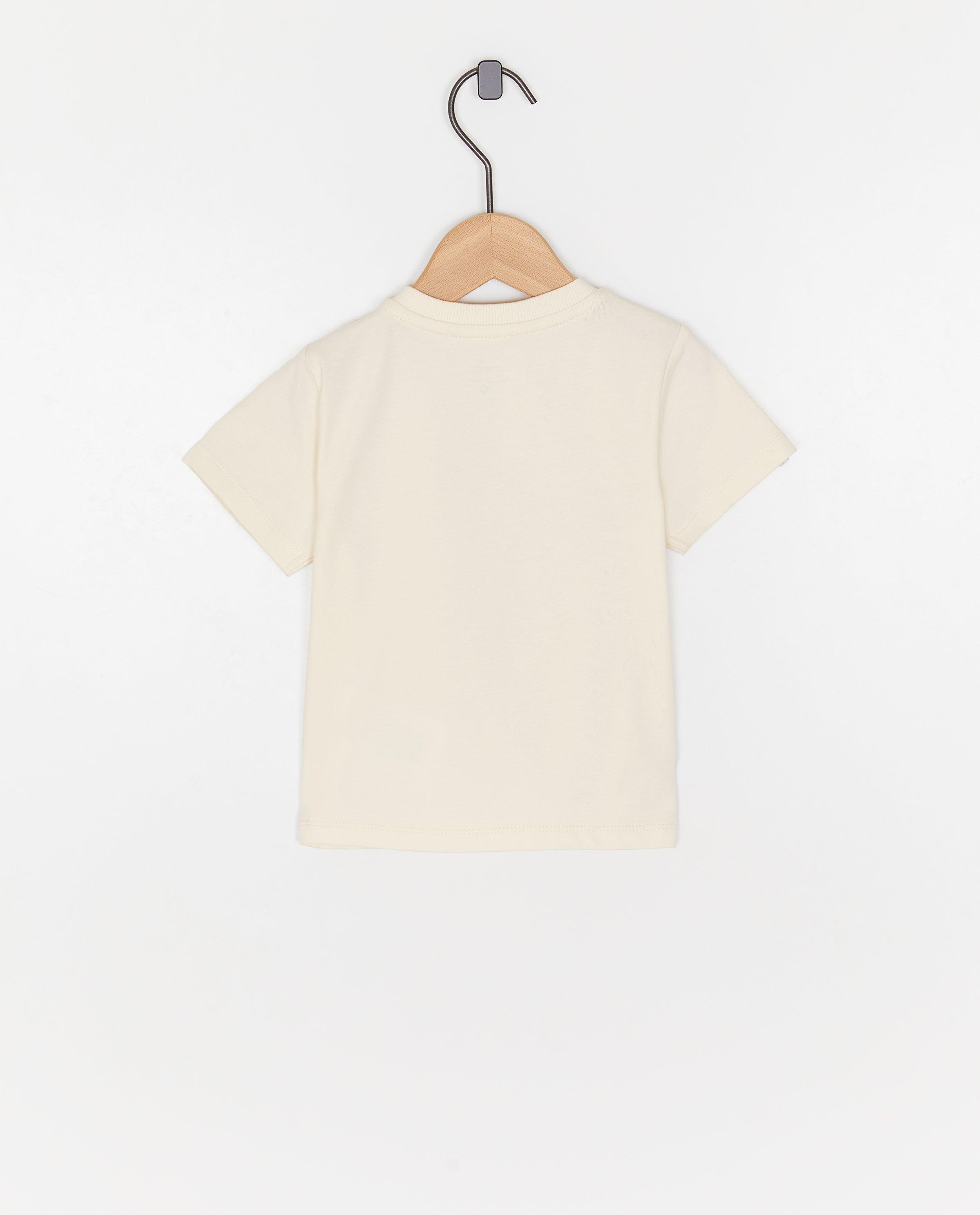 Bumba T-shirt med tryck Bumba, unisex vit