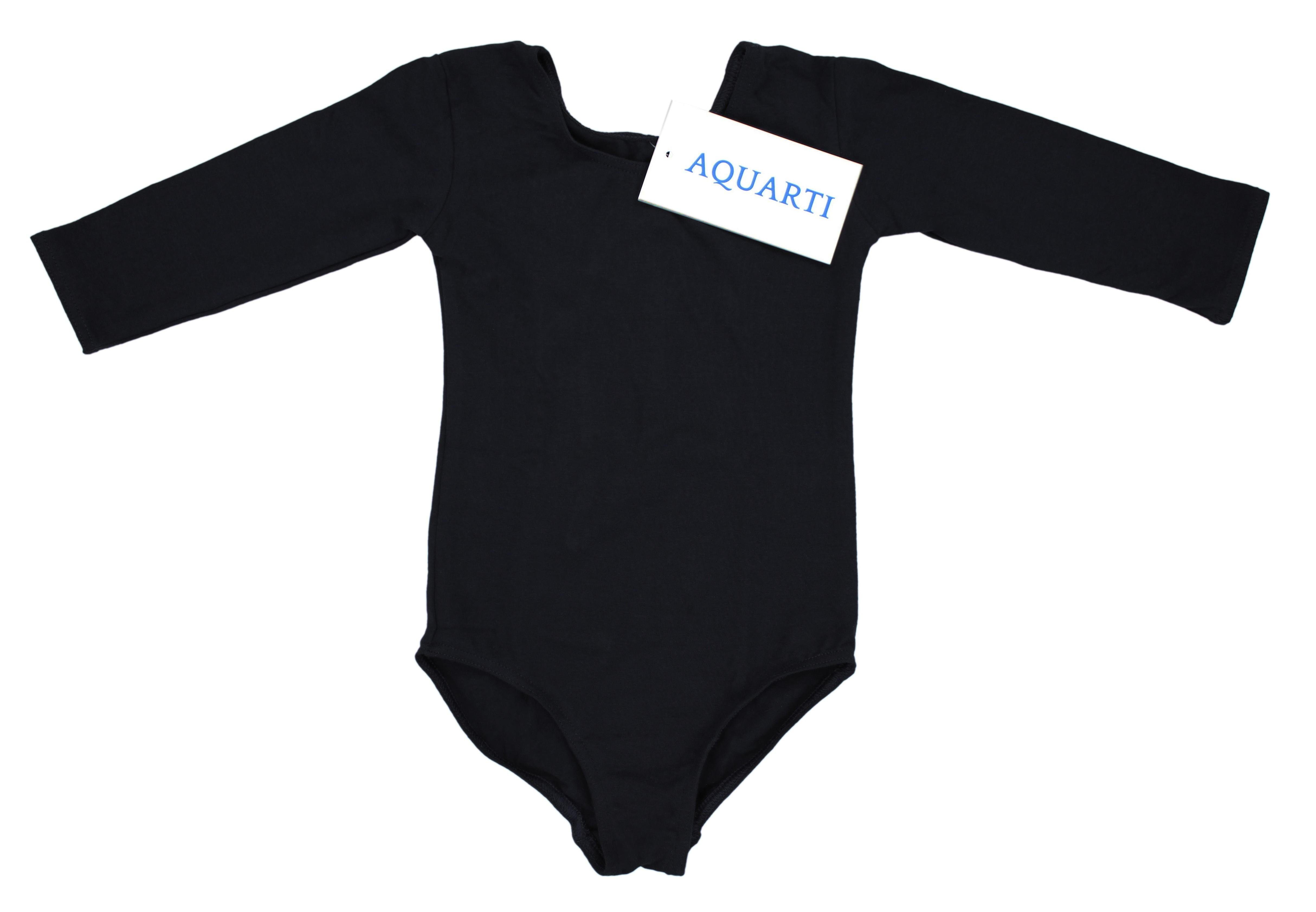 Aquarti Turnanzug Aquarti Mädchen Body 3/4 Arm Ballett Trikot