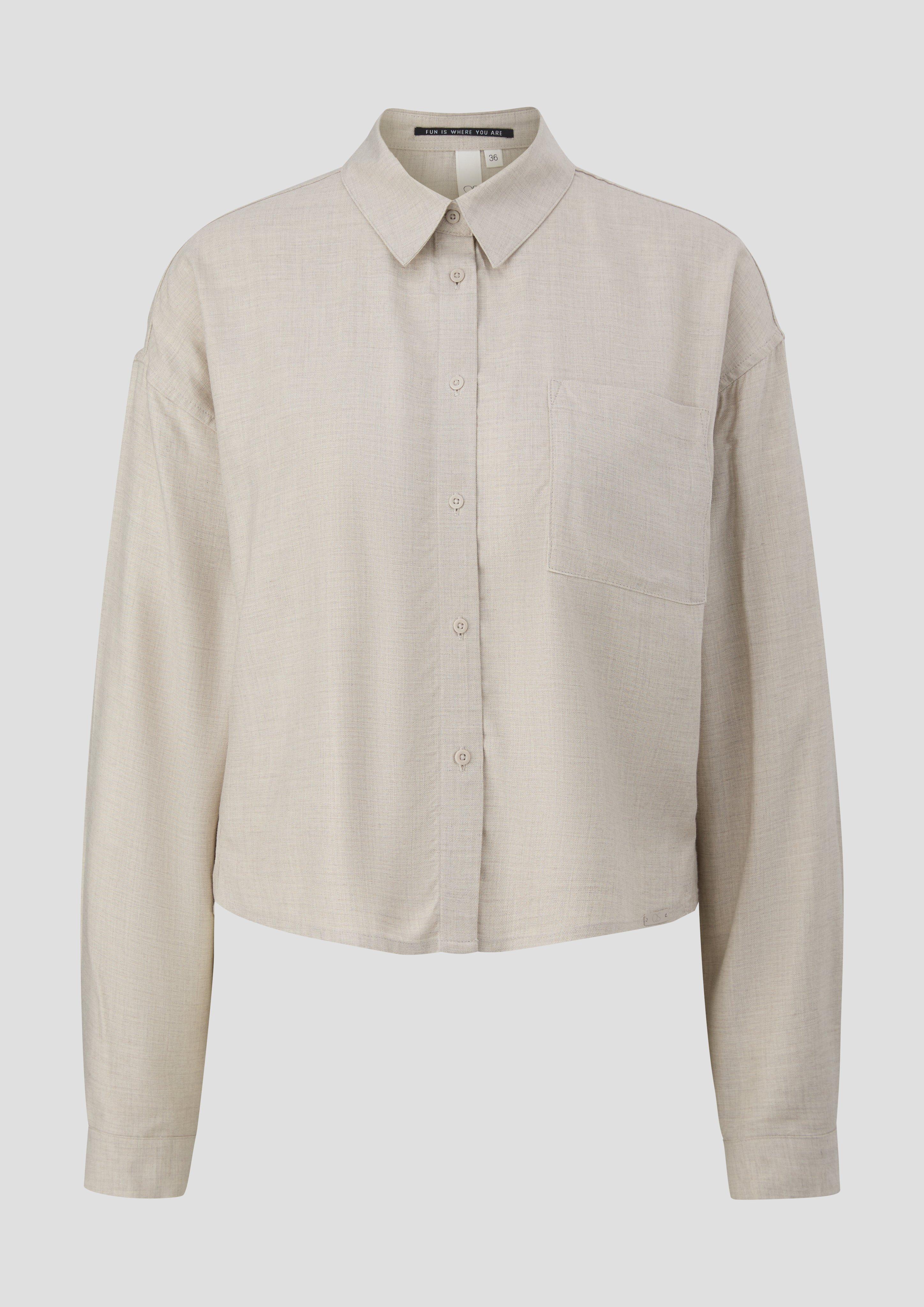 Verkürzte Bluse aus Viskose  2154189-0009