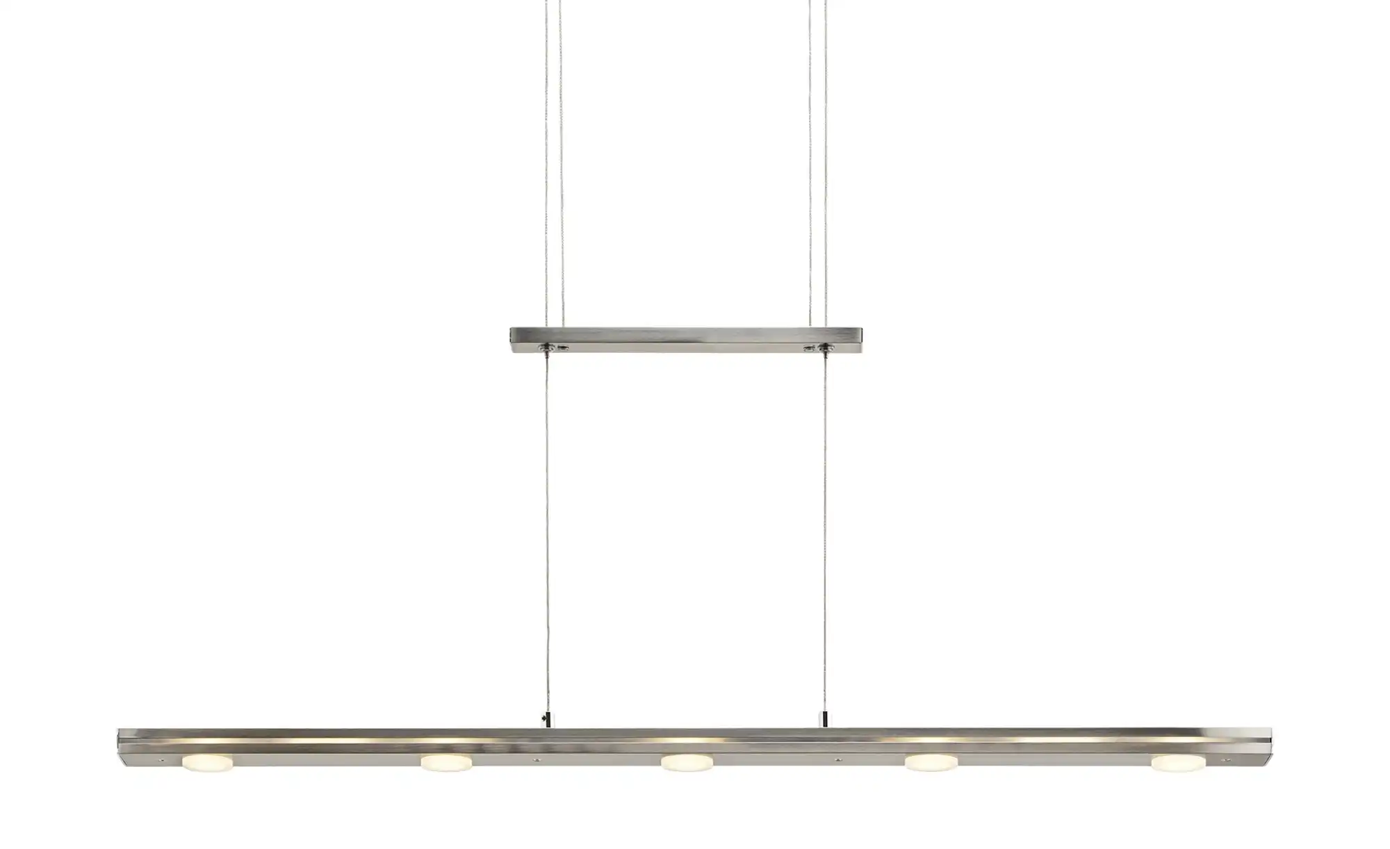 Trio LED-Pendelleuchte, nickel matt mit Dimmer
