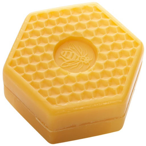 MADE BY SPEICK Honig Pflanzenöl-Seife wabenform  75 g  Seife