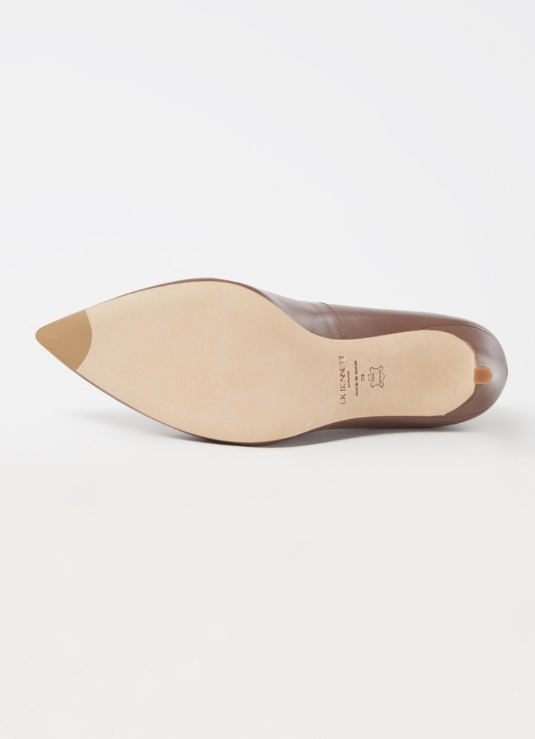 L.K.Bennett  Floret pump van leer