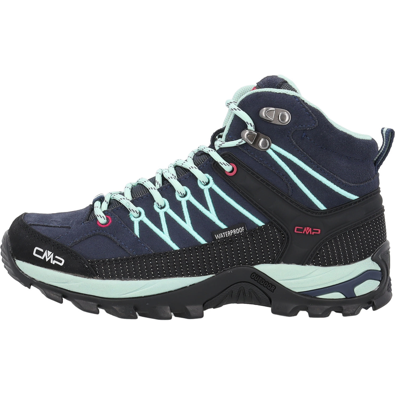 CMP Rigel Mid 3Q12946, Trekkingschuhe, Damen, blue-aqua