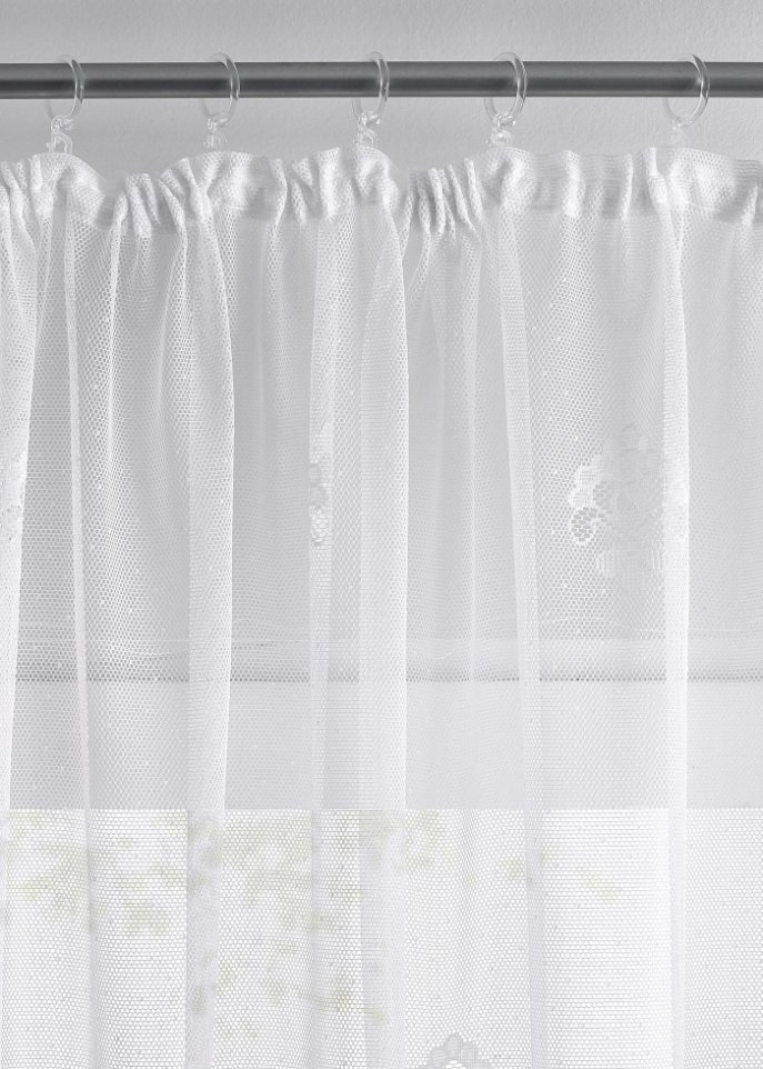 Jacquard Gardine mit Ornamenten