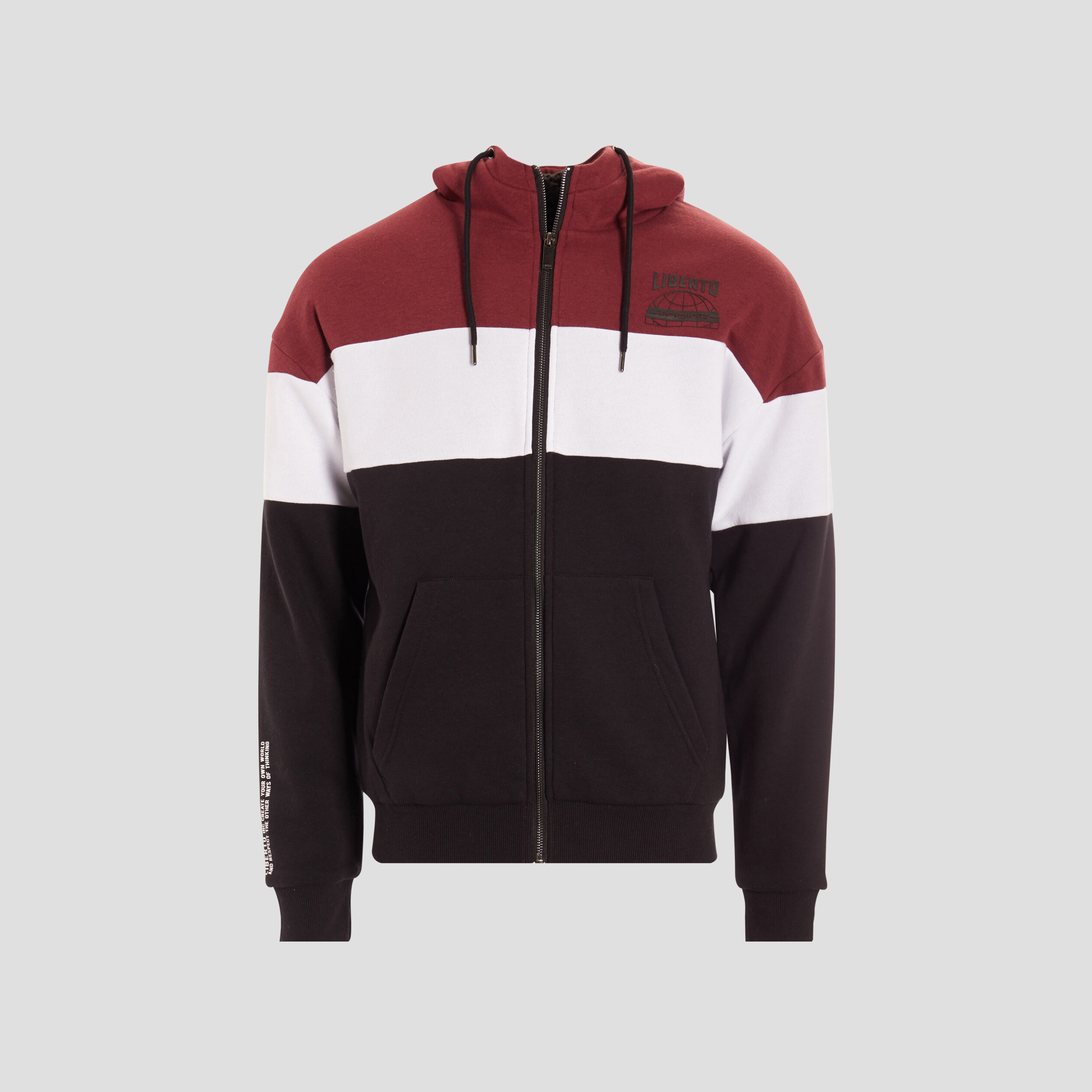 Gilet à capuche Liberto prune homme | La Halle